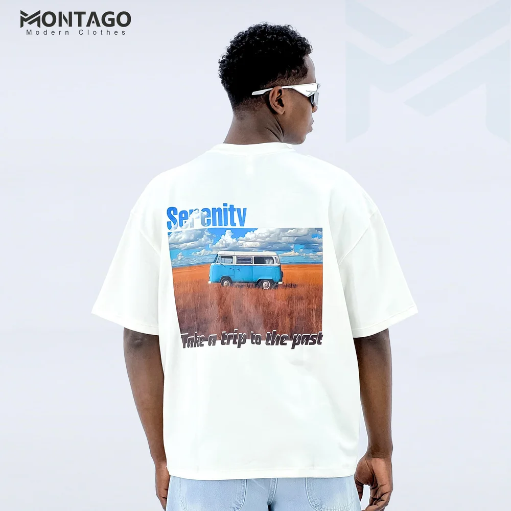 Men’s Printed Box Fit Summer T-Shirt
