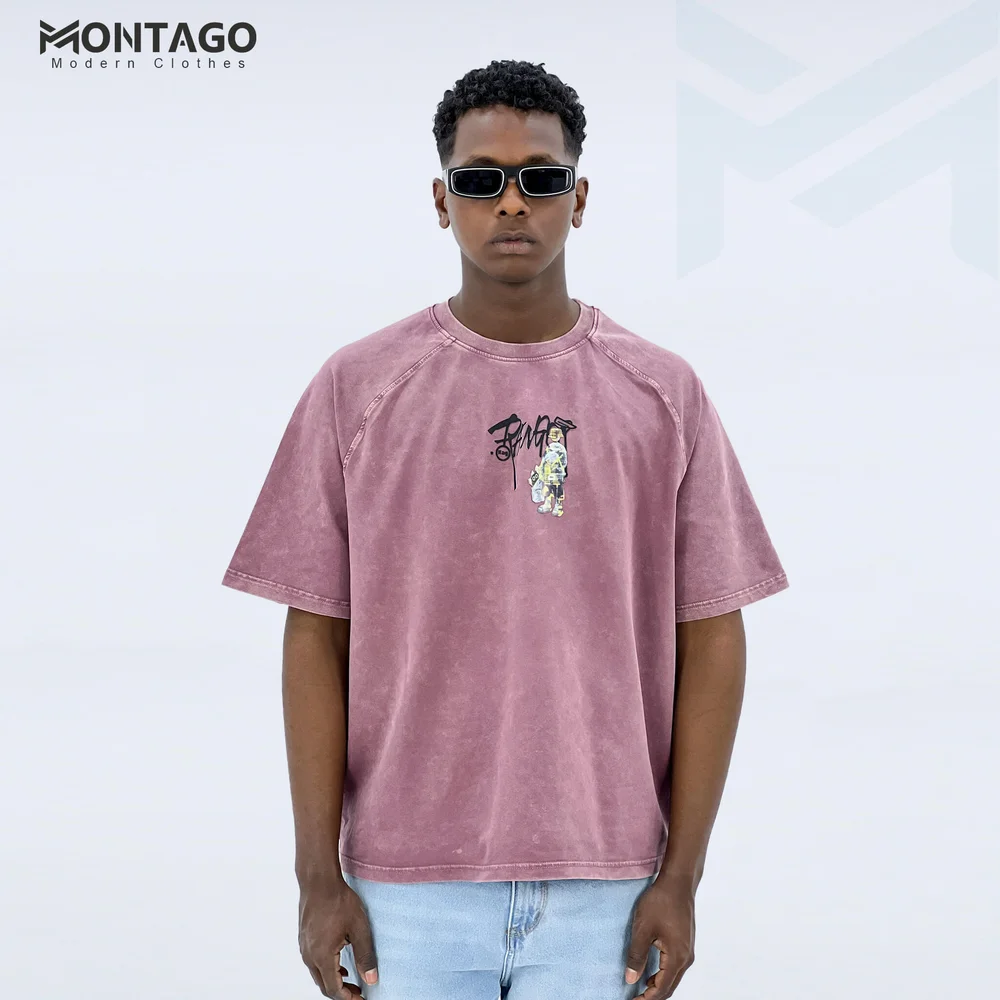 Men’s Melange Oversized Summer T-Shirt