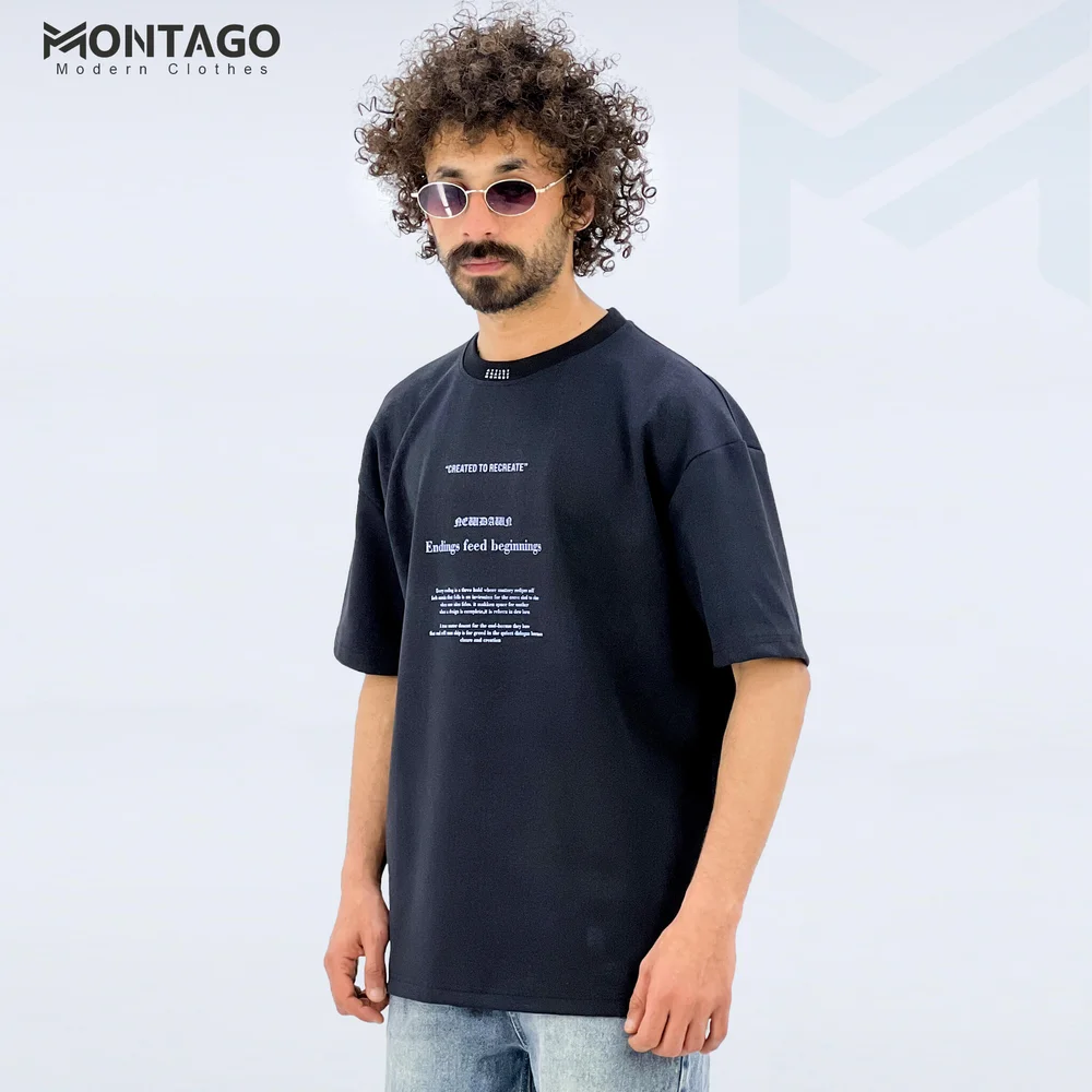 Men’s Printed Oversized Summer T-Shirt