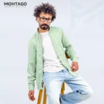 قميص كتان رجالي من مونتاجو بتصميم عصري وخفيف